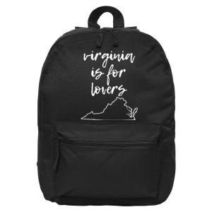 Virginia Is 4 Lovers Outdooors VA For Nature Virginians Gift 16 in Basic Backpack