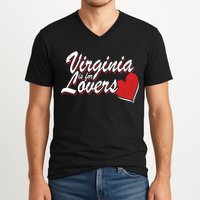 Virginia Is 4 Lovers Outdooors VA For Home Virginians V-Neck T-Shirt