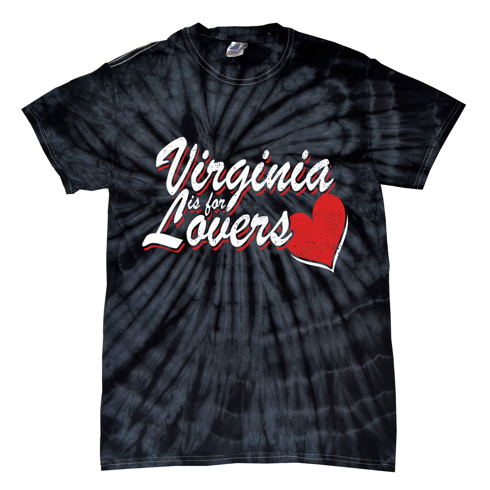 Virginia Is 4 Lovers Outdooors VA For Home Virginians Tie-Dye T-Shirt