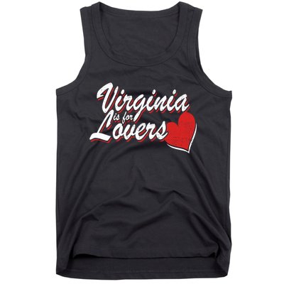 Virginia Is 4 Lovers Outdooors VA For Home Virginians Tank Top