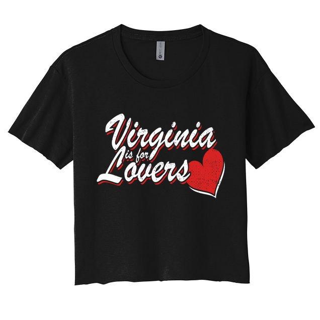 Virginia Is 4 Lovers Outdooors VA For Home Virginians Crop Top
