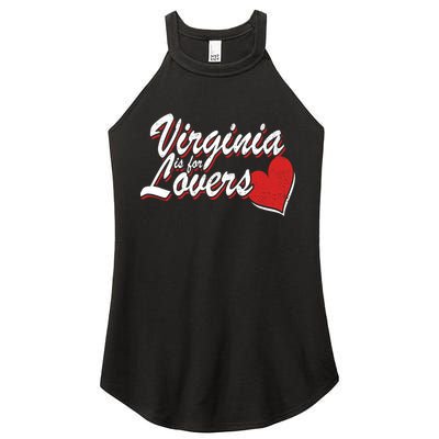 Virginia Is 4 Lovers Outdooors VA For Home Virginians Women's Perfect Tri Rocker Tank