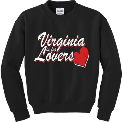 Virginia Is 4 Lovers Outdooors VA For Home Virginians Kids Sweatshirt