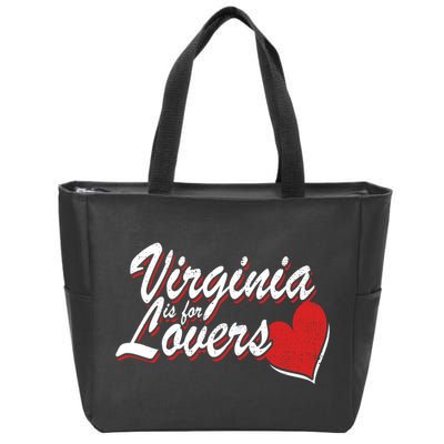 Virginia Is 4 Lovers Outdooors VA For Home Virginians Zip Tote Bag