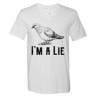 Vintage I Am A Lie Bird Aren't Real Spies Awesome Cute Gift V-Neck T-Shirt