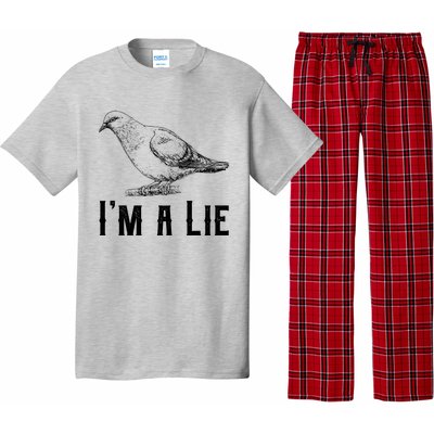 Vintage I Am A Lie Bird Aren't Real Spies Awesome Cute Gift Pajama Set