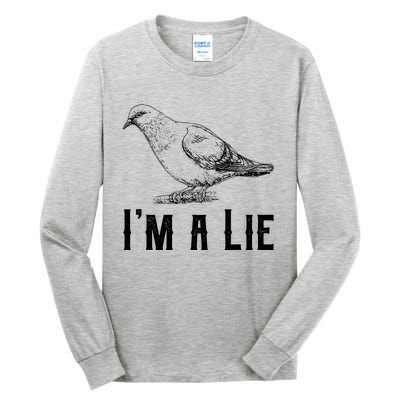 Vintage I Am A Lie Bird Aren't Real Spies Awesome Cute Gift Tall Long Sleeve T-Shirt