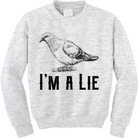 Vintage I Am A Lie Bird Aren't Real Spies Awesome Cute Gift Kids Sweatshirt