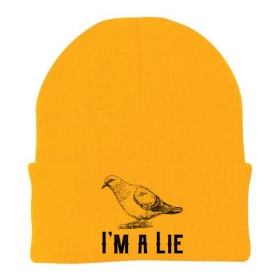 Vintage I Am A Lie Bird Aren't Real Spies Awesome Cute Gift Knit Cap Winter Beanie