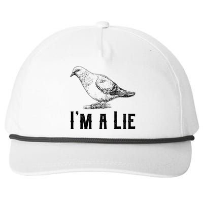 Vintage I Am A Lie Bird Aren't Real Spies Awesome Cute Gift Snapback Five-Panel Rope Hat