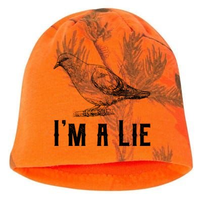 Vintage I Am A Lie Bird Aren't Real Spies Awesome Cute Gift Kati - Camo Knit Beanie