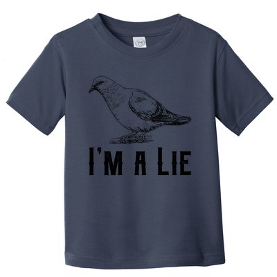 Vintage I Am A Lie Bird Aren't Real Spies Awesome Cute Gift Toddler T-Shirt