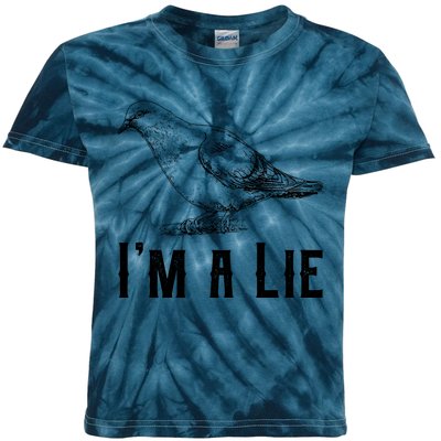 Vintage I Am A Lie Bird Aren't Real Spies Awesome Cute Gift Kids Tie-Dye T-Shirt