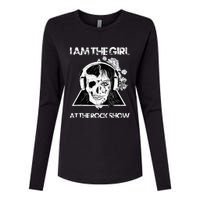 Vintage I Am The At The Rock Show Rock Music Lover Tee Womens Cotton Relaxed Long Sleeve T-Shirt