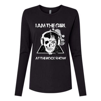 Vintage I Am The At The Rock Show Rock Music Lover Tee Womens Cotton Relaxed Long Sleeve T-Shirt