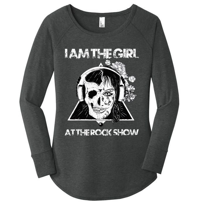 Vintage I Am The At The Rock Show Rock Music Lover Tee Women's Perfect Tri Tunic Long Sleeve Shirt