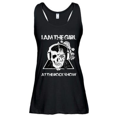 Vintage I Am The At The Rock Show Rock Music Lover Tee Ladies Essential Flowy Tank