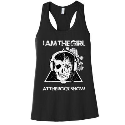 Vintage I Am The At The Rock Show Rock Music Lover Tee Women's Racerback Tank