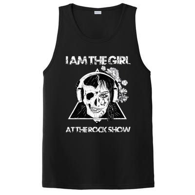 Vintage I Am The At The Rock Show Rock Music Lover Tee PosiCharge Competitor Tank