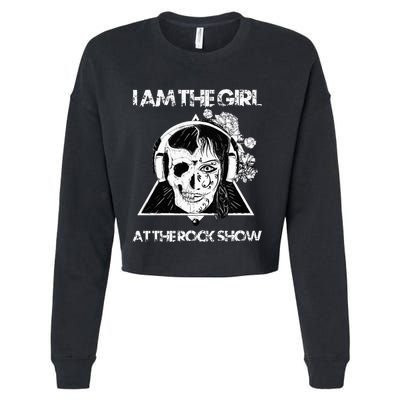 Vintage I Am The At The Rock Show Rock Music Lover Tee Cropped Pullover Crew