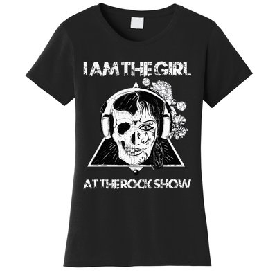 Vintage I Am The At The Rock Show Rock Music Lover Tee Women's T-Shirt