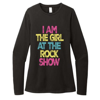 Vintage I Am The Girl At The Rock Show, Rock Music Lover Tee Womens CVC Long Sleeve Shirt