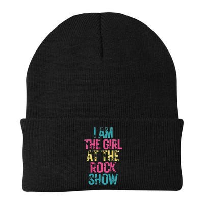 Vintage I Am The Girl At The Rock Show Rock Music Lover Beanie