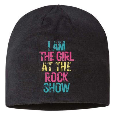 Vintage I Am The Girl At The Rock Show Rock Music Lover Sustainable Beanie