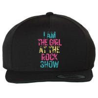 Vintage I Am The Girl At The Rock Show Rock Music Lover Wool Snapback Cap