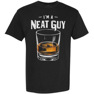 Vintage I'm A Neat Guy Funny Whiskey Bourbon Drinker Garment-Dyed Heavyweight T-Shirt