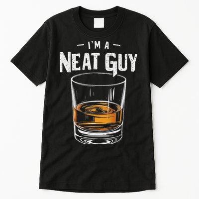 Vintage I'm A Neat Guy Funny Whiskey Bourbon Drinker Tall T-Shirt