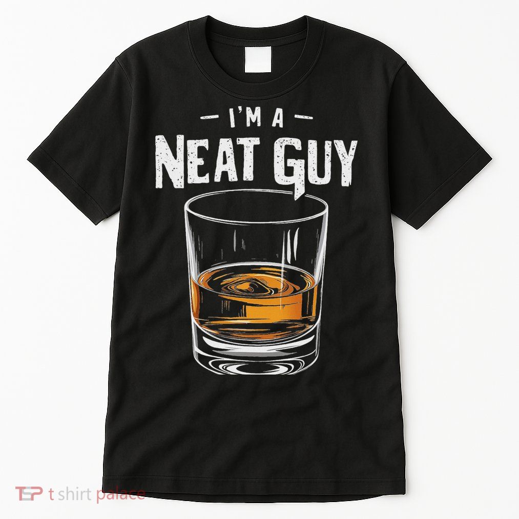 Vintage I'm A Neat Guy Funny Whiskey Bourbon Drinker Tall T-Shirt