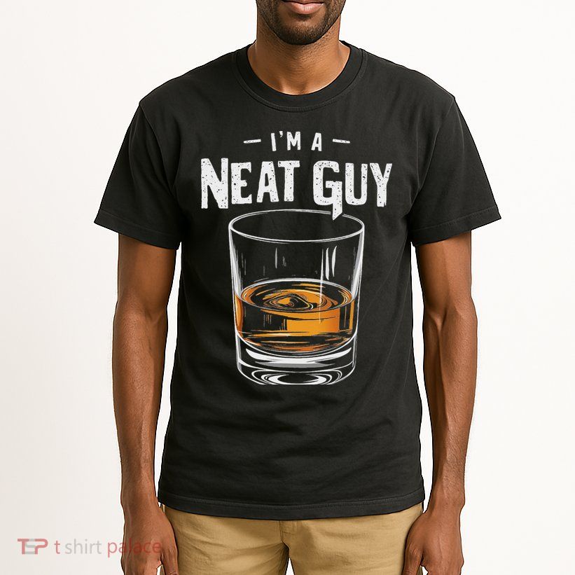 Vintage I'm A Neat Guy Funny Whiskey Bourbon Drinker Tall T-Shirt