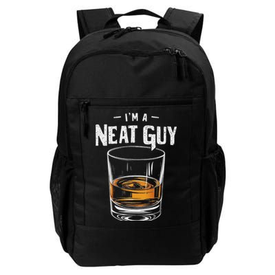 Vintage I'm A Neat Guy Funny Whiskey Bourbon Drinker Backpack