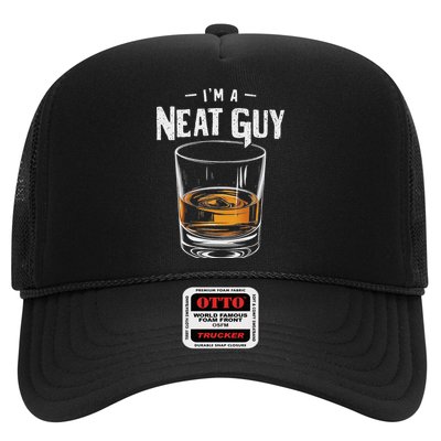 Vintage I'm A Neat Guy Funny Whiskey Bourbon Drinker Trucker Hat
