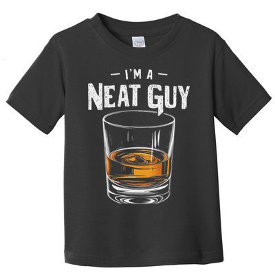 Vintage I'm A Neat Guy Funny Whiskey Bourbon Drinker Toddler T-Shirt
