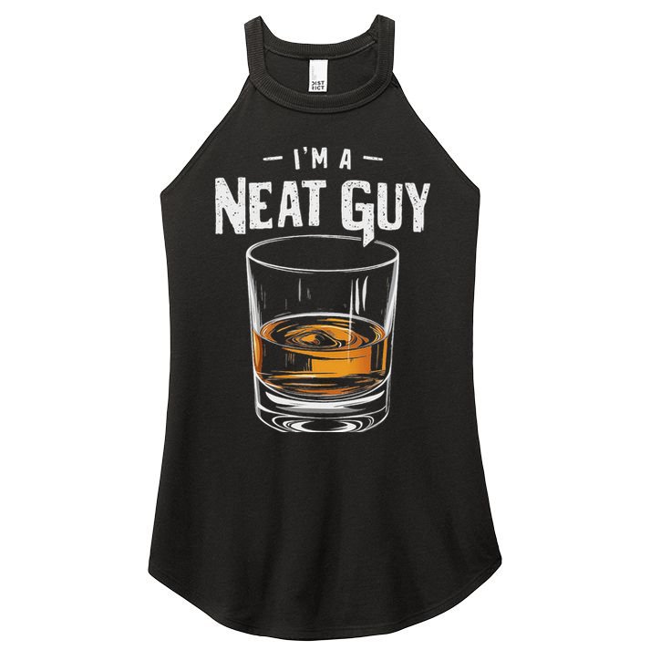Vintage I'm A Neat Guy Funny Whiskey Bourbon Drinker Women's Perfect Tri Rocker Tank