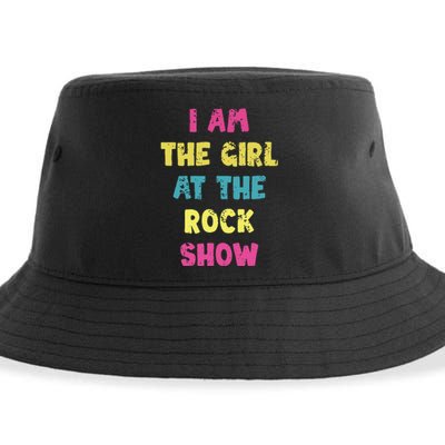 Vintage I Am The At The Rock Show Rock Music Lover Sustainable Bucket Hat