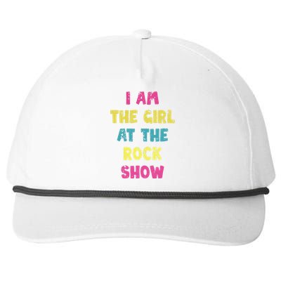 Vintage I Am The At The Rock Show Rock Music Lover Snapback Five-Panel Rope Hat