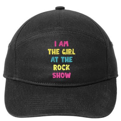 Vintage I Am The At The Rock Show Rock Music Lover 7-Panel Snapback Hat