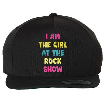 Vintage I Am The At The Rock Show Rock Music Lover Wool Snapback Cap