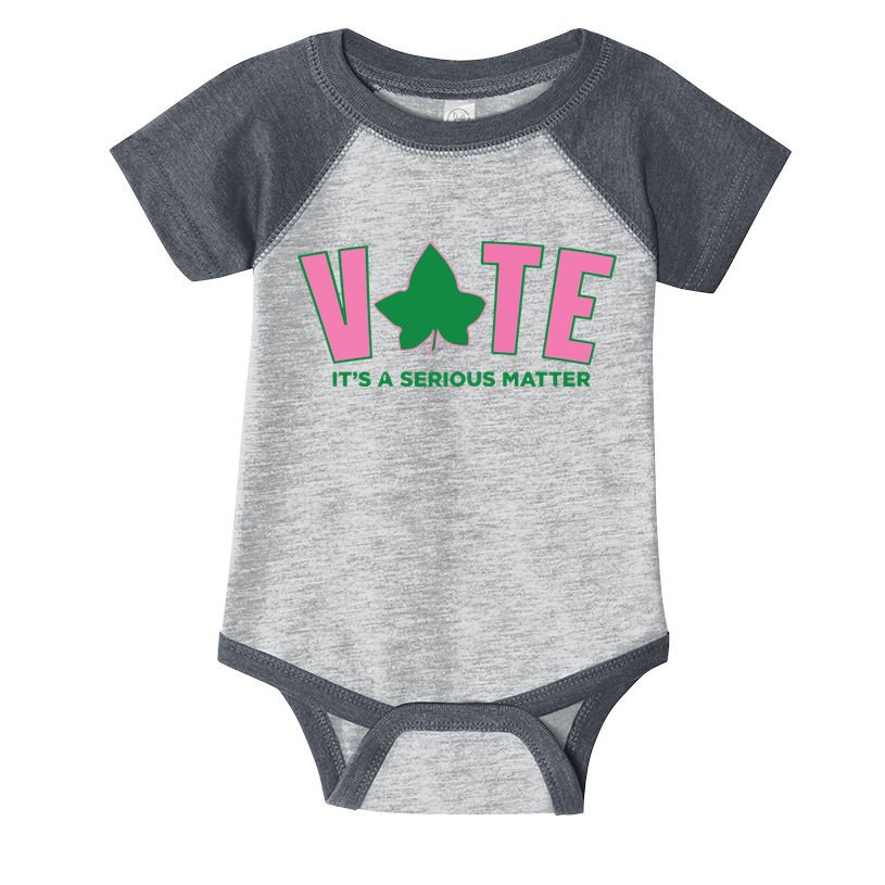 Vote Its A Serious Matter Green Infant Baby Jersey Bodysuit