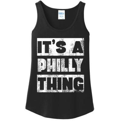 Vintage It's A Philly Thing Philadelphia Football Slogan Its A Philly Thing Ladies Essential Tank