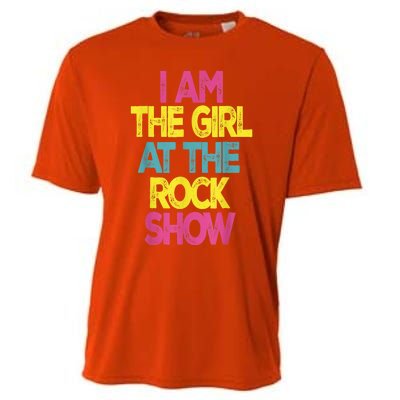 Vintage I Am The Girl At The Rock Show Cooling Performance Crew T-Shirt