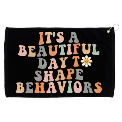 Vintage Its A Beautiful Day To Shape Behaviors Retro Funny Grommeted Golf Towel