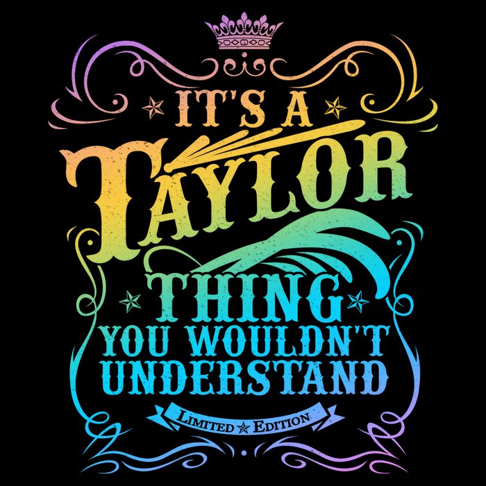 Vintage Its A Taylor Thing You Wouldnt Understand Drawstring Bag
