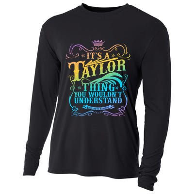 Vintage Its A Taylor Thing You Wouldnt Understand Cooling Performance Long Sleeve Crew