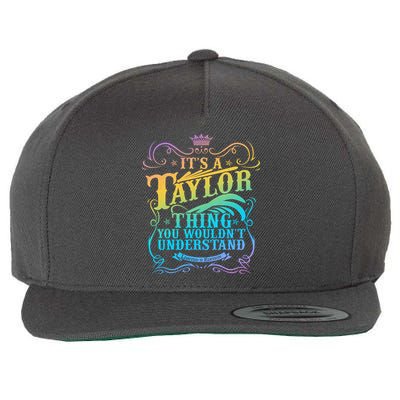 Vintage Its A Taylor Thing You Wouldnt Understand Wool Snapback Cap