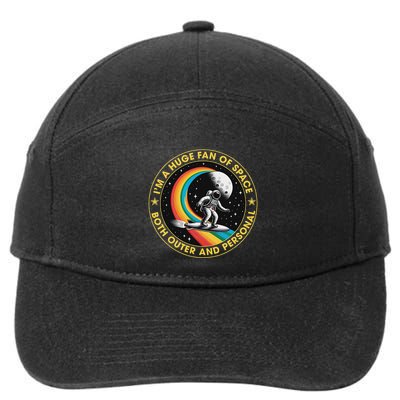 Vintage IM A Huge Fan Of Space Both Outer And Personal 7-Panel Snapback Hat