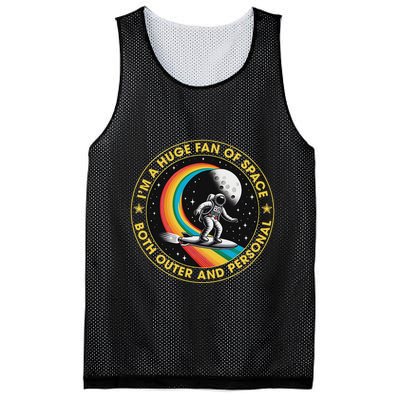 Vintage IM A Huge Fan Of Space Both Outer And Personal Mesh Reversible Basketball Jersey Tank